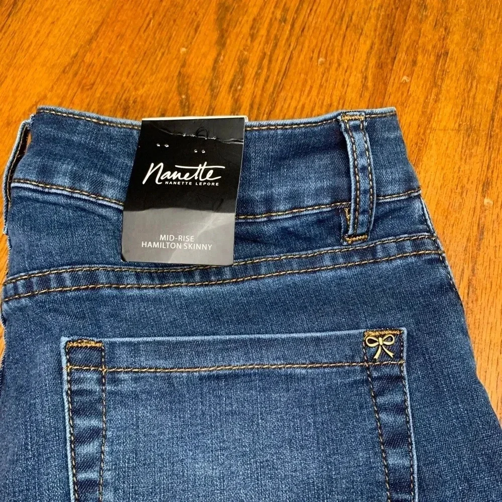 Nanette Mid- Rise Hamilton Skinny Jeans Size 4